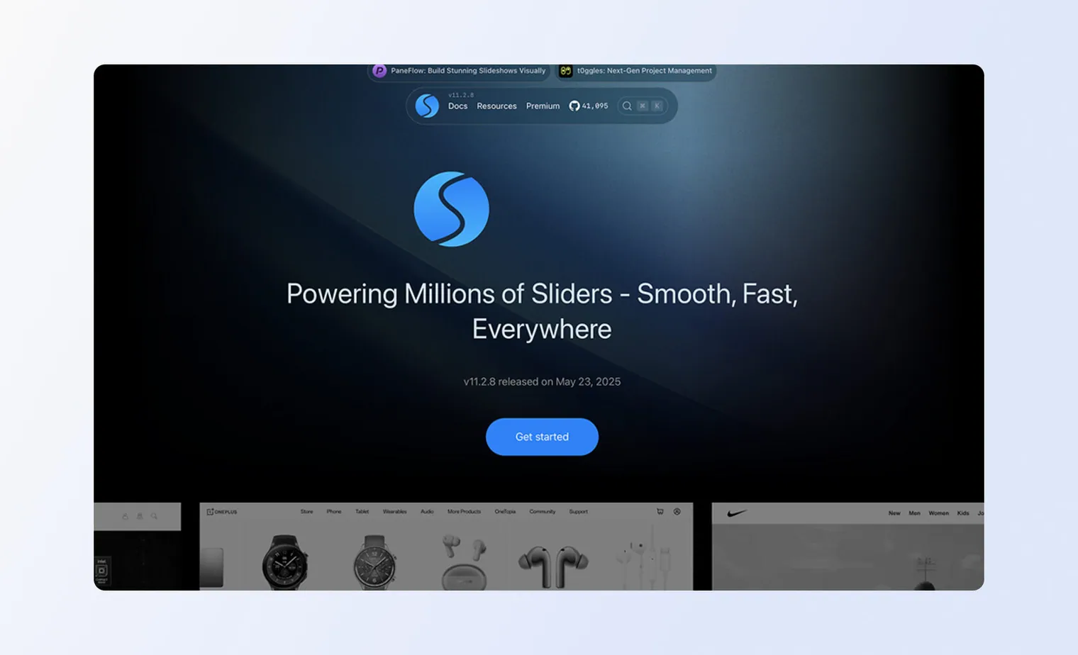официальная документация Swiper.js